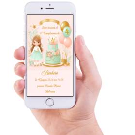 INVITO DIGITALE COMPLEANNO BIMBA