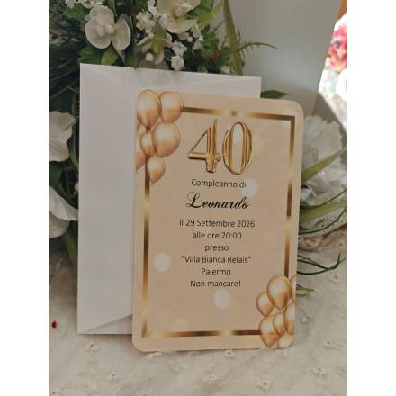INVITO 40 ANNI