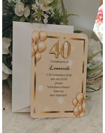 INVITO 40 ANNI