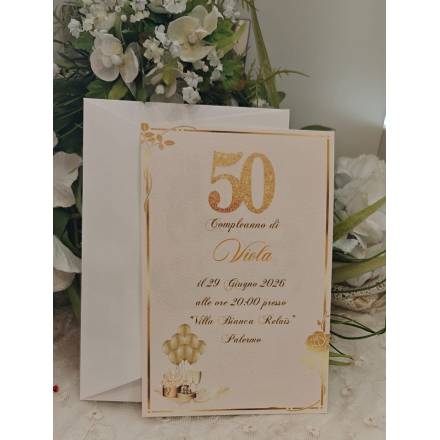 INVITO COMPLEANNO DONNA