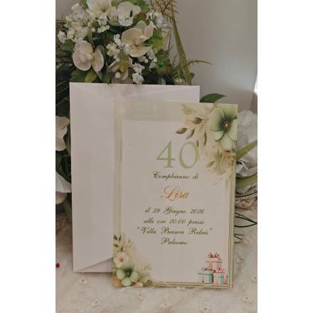 INVITO COMPLEANNO DONNA