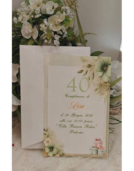 INVITO COMPLEANNO DONNA