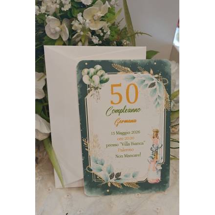 INVITO COMPLEANNO DONNA
