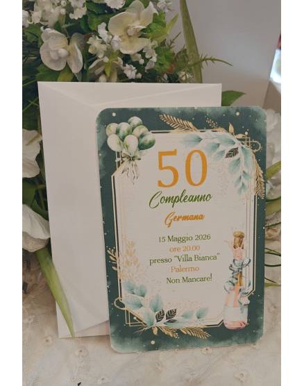INVITO COMPLEANNO DONNA