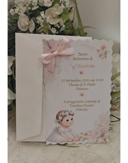 INVITO BATTESIMO BIMBA