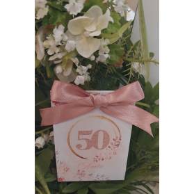 SCATOLINA COMPLEANNO 50 ANNI PERSONALIZZATA