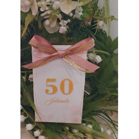 SCATOLINA COMPLEANNO 50 ANNI PERSONALIZZATA