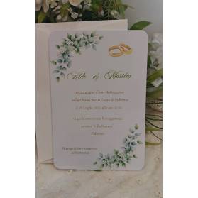 INVITO MATRIMONIO CON BUSTA E STAMPA GRATIS