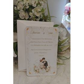 INVITO MATRIMONIO SPOSINI CON BUSTA E STAMPA GRATIS