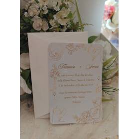 INVITO MATRIMONIO CON BUSTA E STAMPA GRATIS