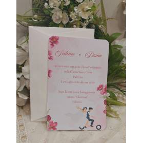 INVITO MATRIMONIO CON BUSTA E STAMPA GRATIS