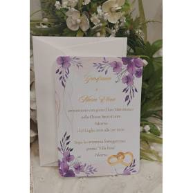 INVITO MATRIMONIO CON BUSTA E STAMPA GRATIS