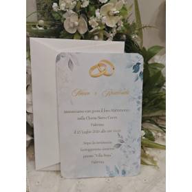 INVITO MATRIMONIO CON BUSTA E STAMPA GRATIS