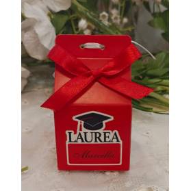SCATOLINA LAUREA CON CONFETTI PERSONALIZZATA