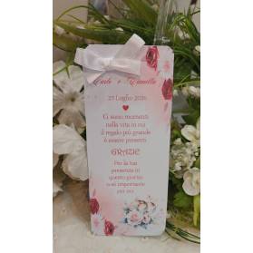 SEGNALIBRO MATRIMONIO FIORI