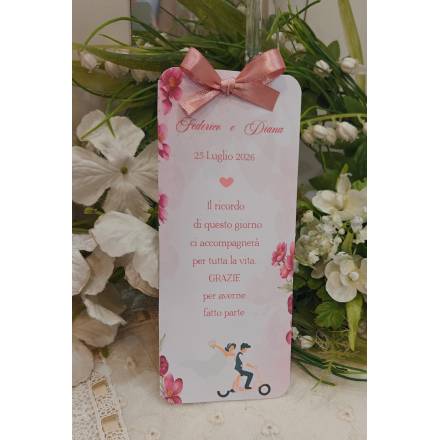 Segnalibro Matrimonio decoro Siciliano