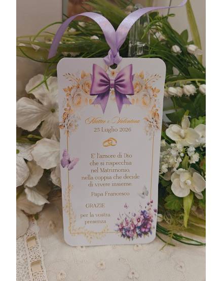 Segnalibro Matrimonio 