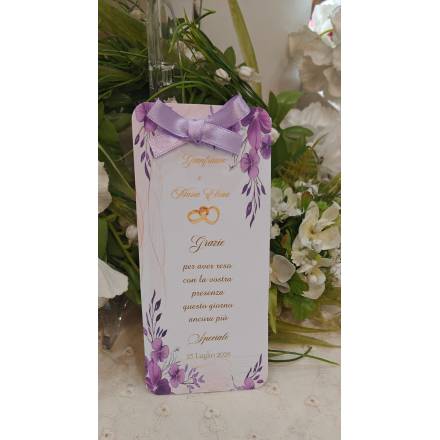Segnalibro Matrimonio decoro Siciliano