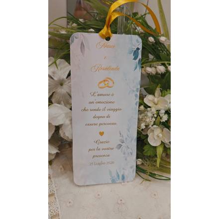 Segnalibro Matrimonio decoro Siciliano