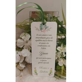 SEGNAPOSTO MATRIMONIO FIORI