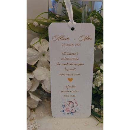 Segnalibro Matrimonio decoro Siciliano