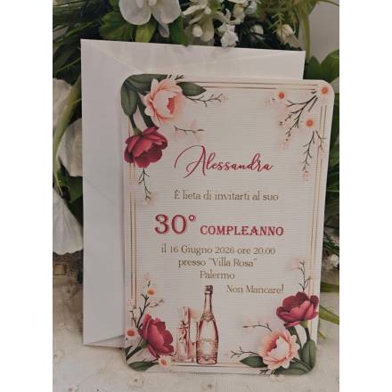INVITO COMPLEANNO DONNA