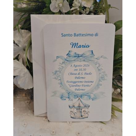 INVITO BATTESIMO BIMBA