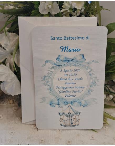 INVITO BATTESIMO BIMBA