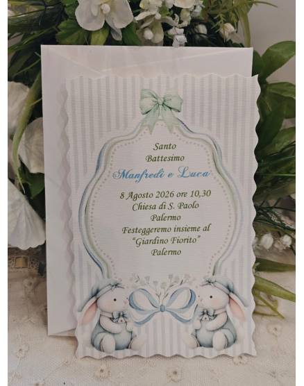 INVITO BATTESIMO BIMBA