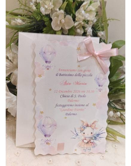 INVITO BATTESIMO BIMBA