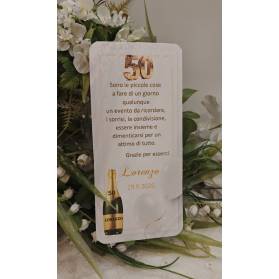 SEGNAPOSTO 50 ANNI UOMO