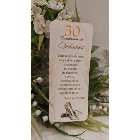 SEGNAPOSTO 50 ANNI DONNA