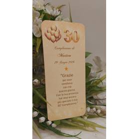 SEGNAPOSTO 30 ANNI UOMO