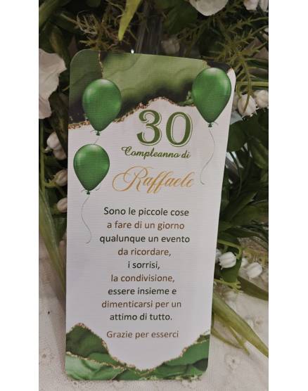 SEGNAPOSTO COMPLEANNO