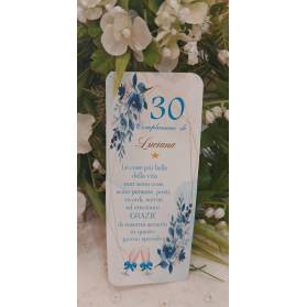SEGNAPOSTO 30 ANNI DONNA