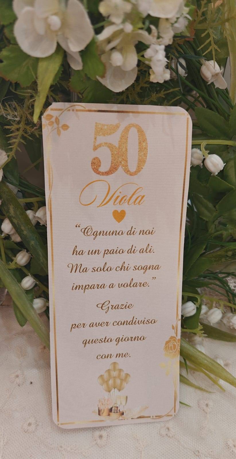 50 Segnaposto 'Merci D'être Là' - Cartoncino Betessin, Ideali Per Feste E Ricevimenti