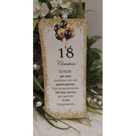 SEGNAPOSTO COMPLEANNO