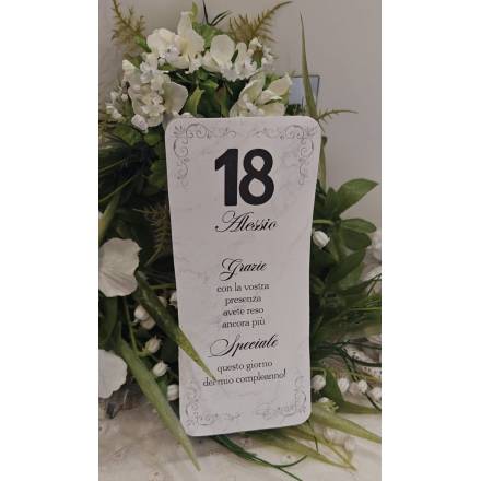 SEGNAPOSTO COMPLEANNO