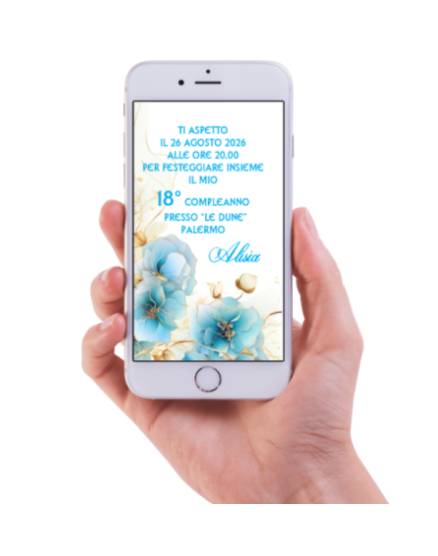INVITO DIGITALE 18 ANNI