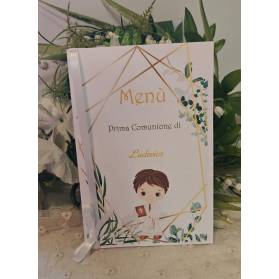 MENU' PRIMA COMUNIONE RAGAZZO