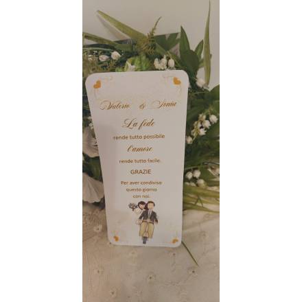 Segnalibro Matrimonio 