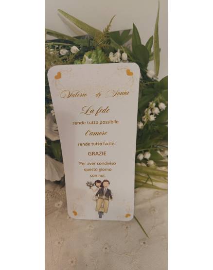 Segnalibro Matrimonio 