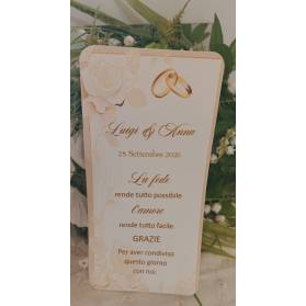 SEGNAPOSTO MATRIMONIO SPOSI