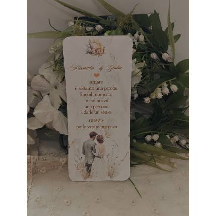 Segnalibro Matrimonio 