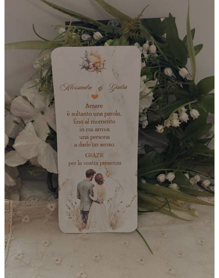 Segnalibro Matrimonio 