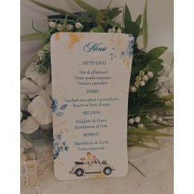 MENU' DI NOZZE SPOSINI IN AUTO