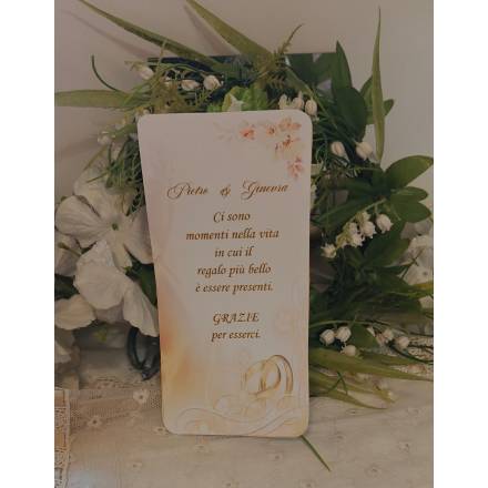 Segnalibro Matrimonio 