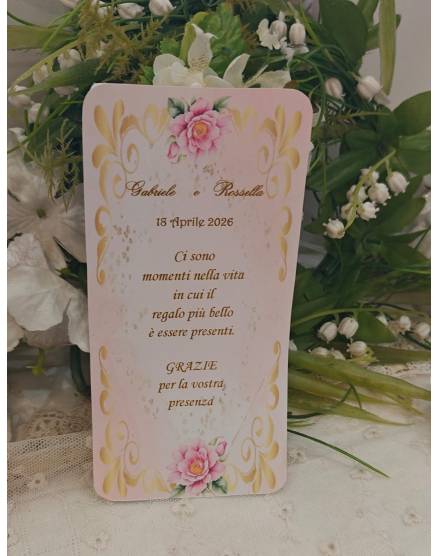 Segnalibro Matrimonio 