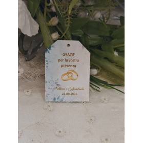 TAG MATRIMONIO CON FIORI