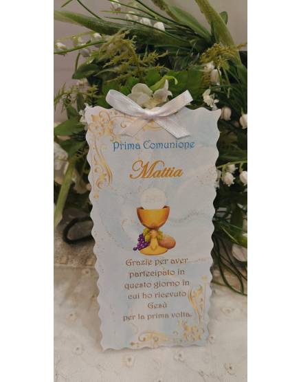 SEGNALIBRO PRIMA COMUNIONE 